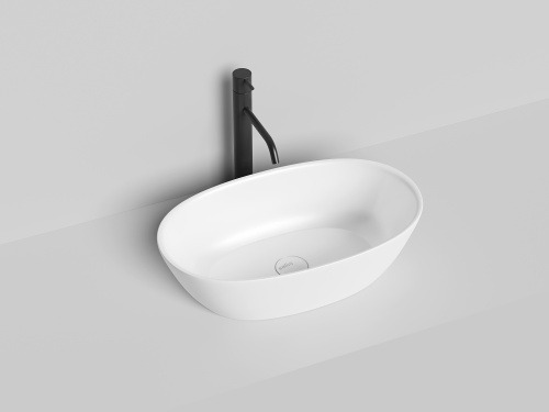 Раковина из искусственного камня Salini SOFIA 1101206SMF 56х33 напольная цвет мультиколор